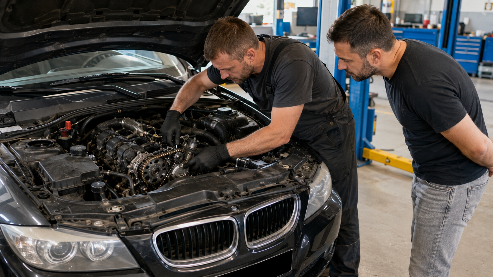 BMW E90/E91 — діагностика підвіски та ходової частини