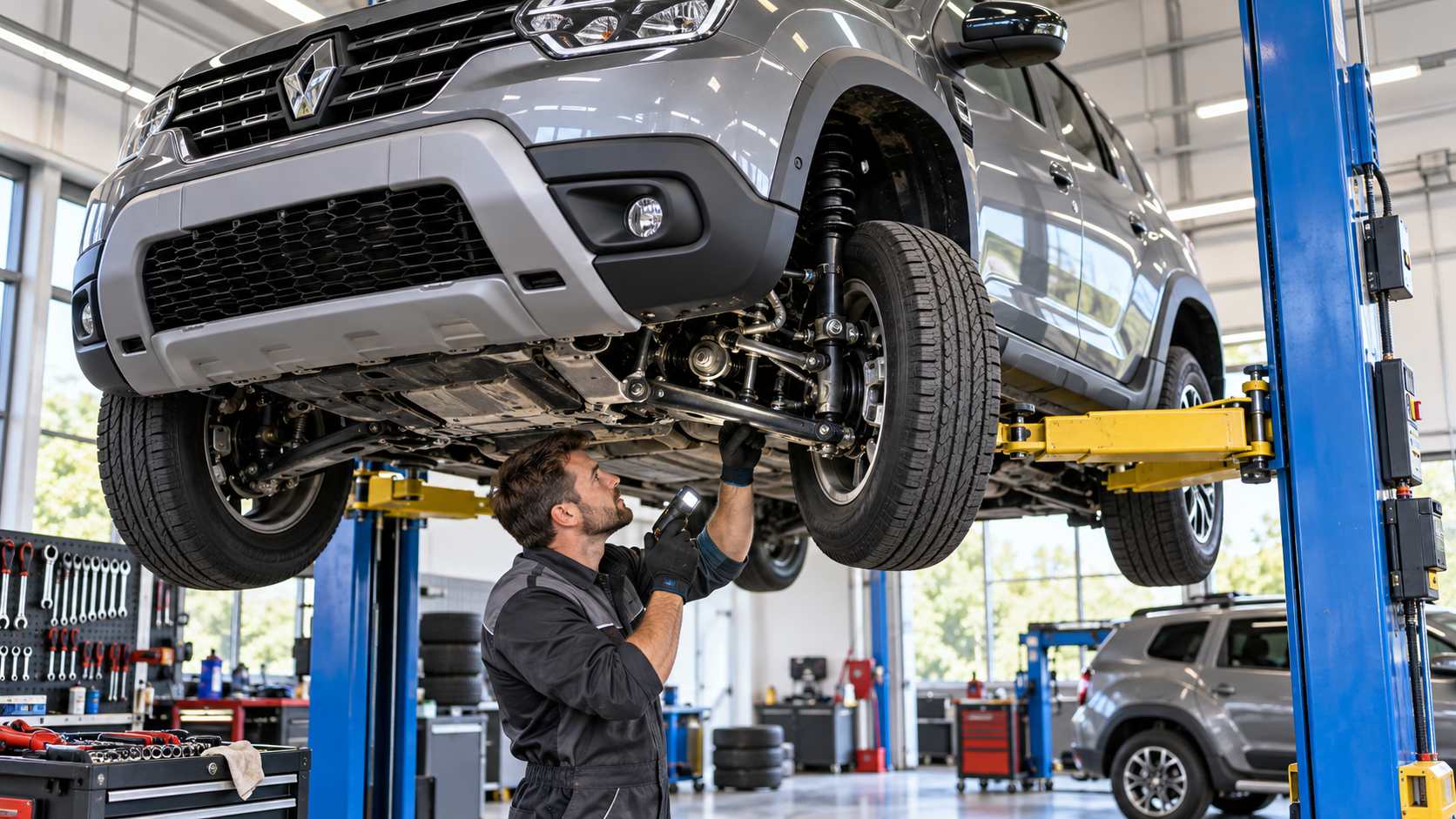 Перевірка підвіски Renault Duster II на СТО