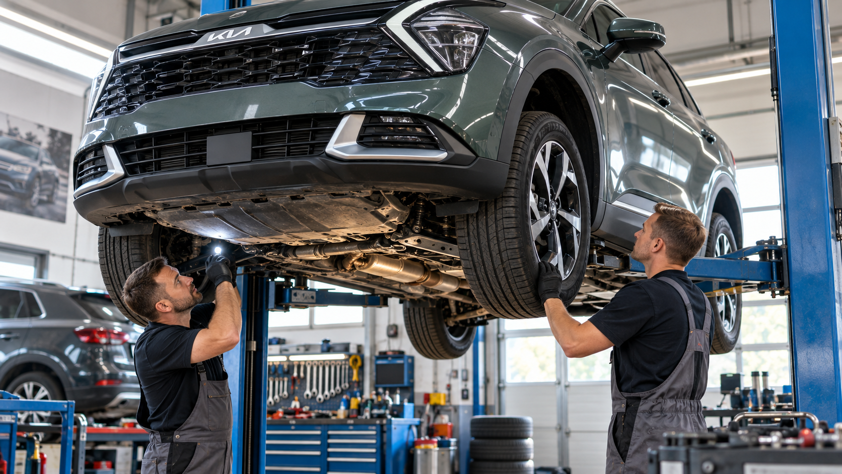 Слабкі місця Kia Sportage 5 під час технічної перевірки